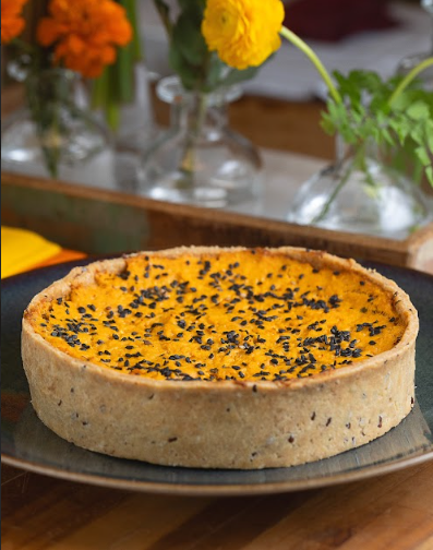 Torta de frango com requeijão