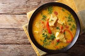 Moqueca de peixe com pirão