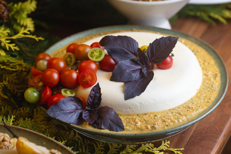 Panna Cotta de queijo parmesão