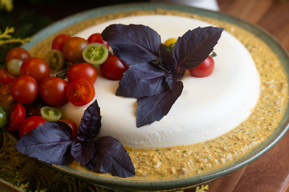 Panna Cotta de queijo parmesão