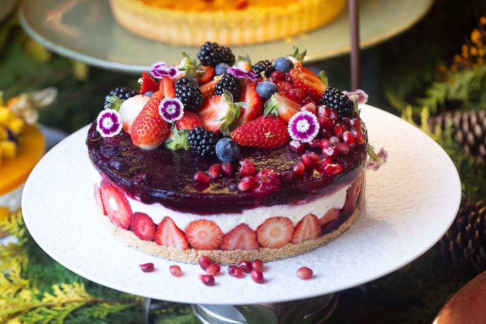 Bavaroise de frutas vermelhas