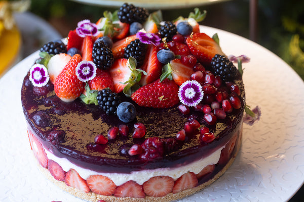 Bavaroise de frutas vermelhas