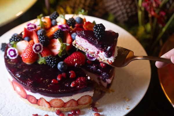 Bavaroise de frutas vermelhas