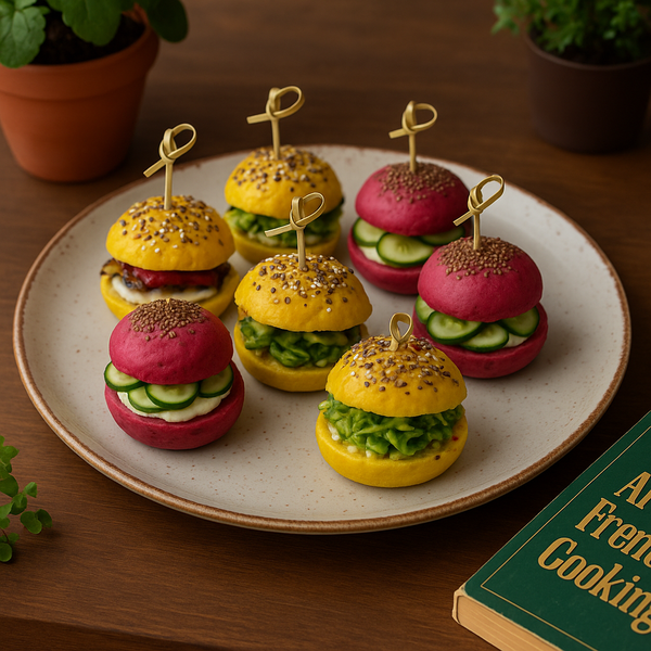 Kit de Sanduíches: Seleção Vegetariana colorida