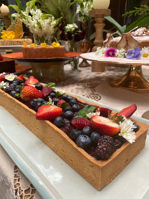 Crostata de frutas vermelhas