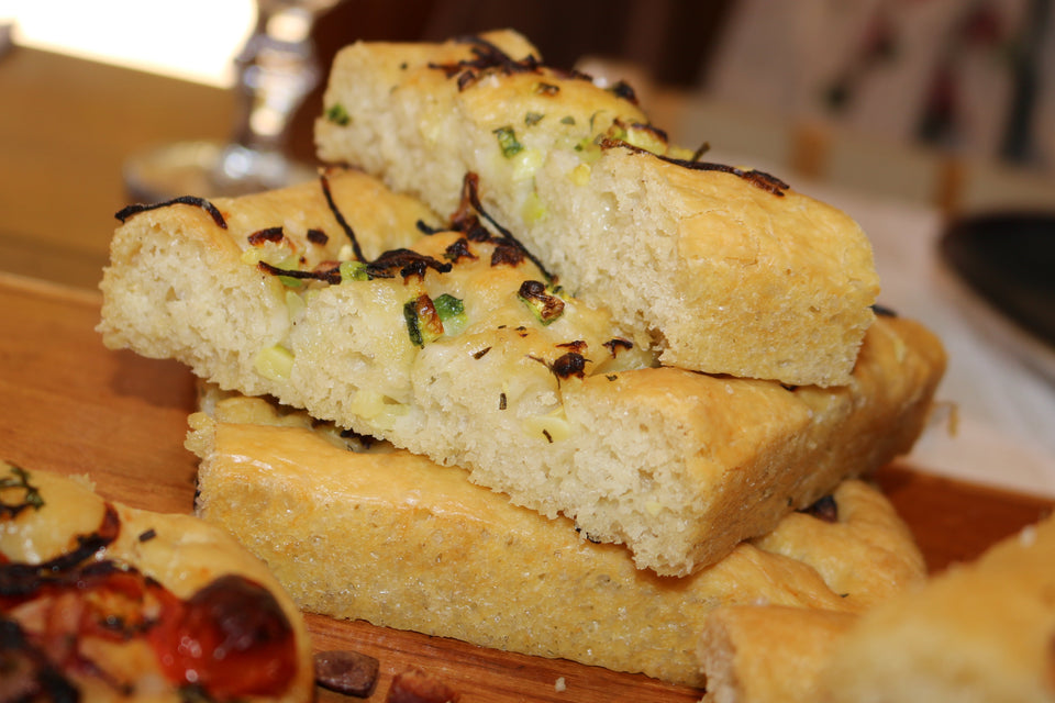 Focaccia de Zucchini