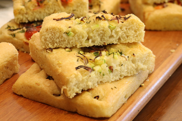 Focaccia de Zucchini
