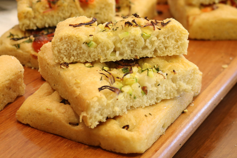 Focaccia de Zucchini