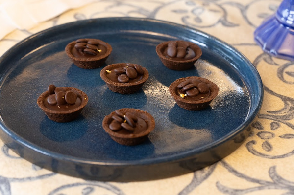 Tortinhas de chocolate com ganache