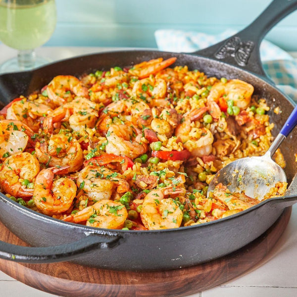 Paella de frutos do mar