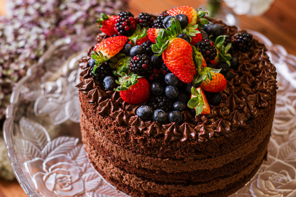 Bolo mousse de chocolate com 3 camadas