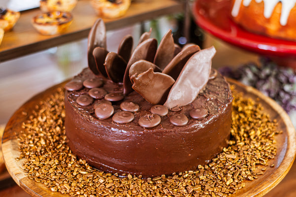 Bolo chocolatudo de avelã