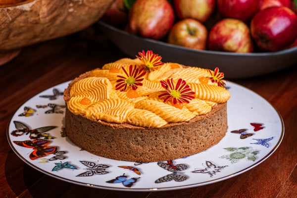 Crostata de Iogurte com Ganache de Tangerina