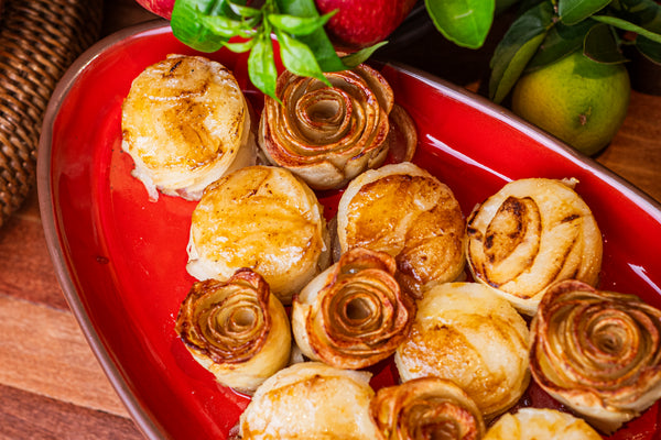 Galetine de batatas com rosas