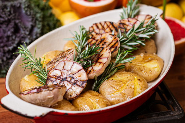 Batata ao Murro com Alecrim e Azeite