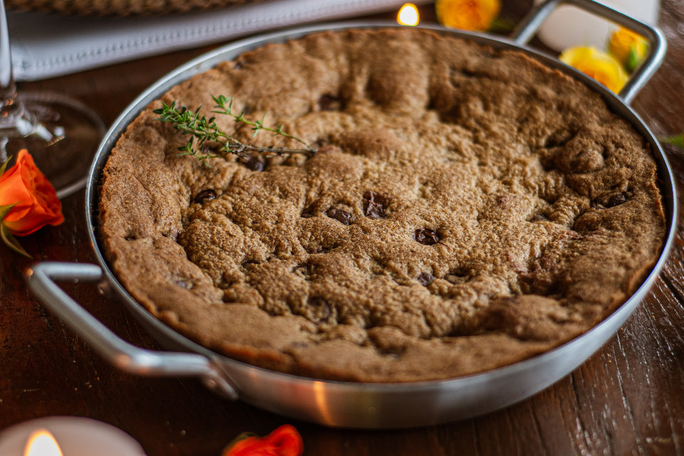 Cookie de colher com nutella para casal