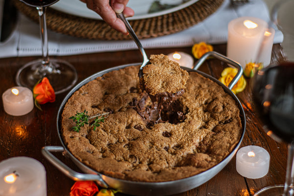 Cookie de colher com nutella para casal