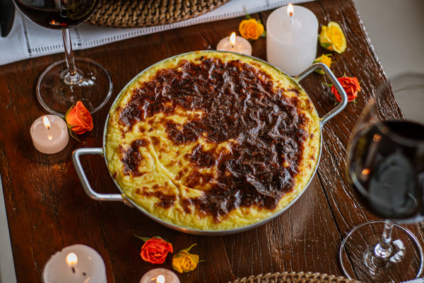 Escondidinho de frango para casal