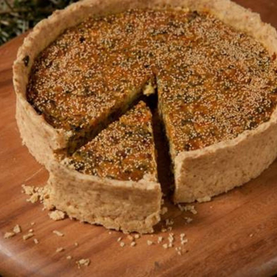 Torta de frango com requeijão